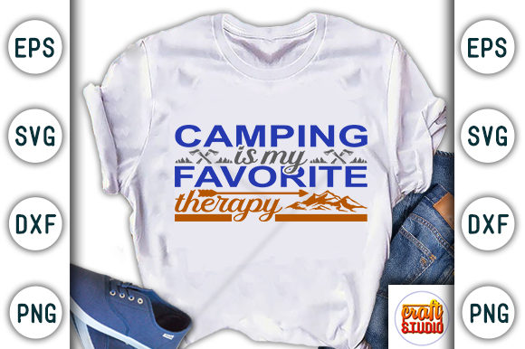 Adventure SVG Design: Camping Is My Therapy Review