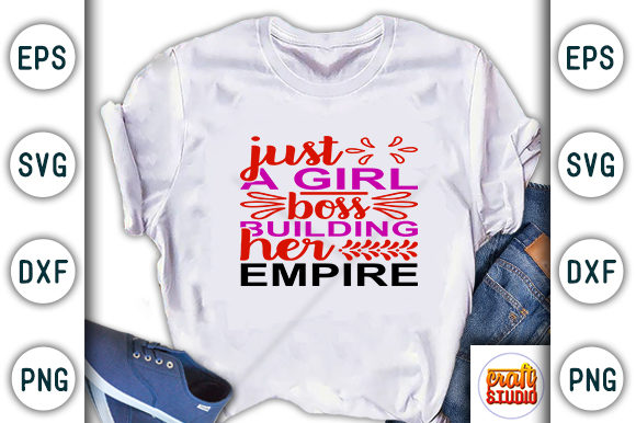 Girl Power Svg Design, Just a Girl Review for T-Shirt Graphics