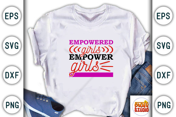 Girl Power SVG Graphics for T-Shirt Designs