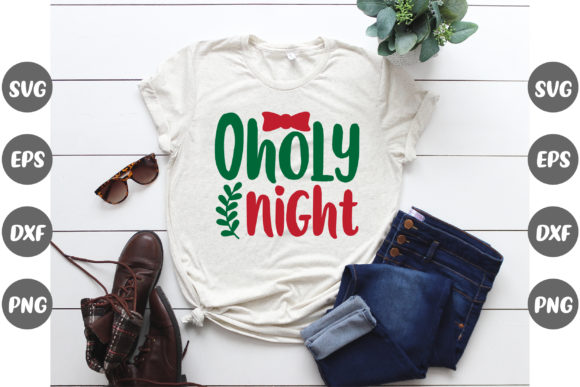 O Holy Night Christmas Graphics & T-Shirt Design Review